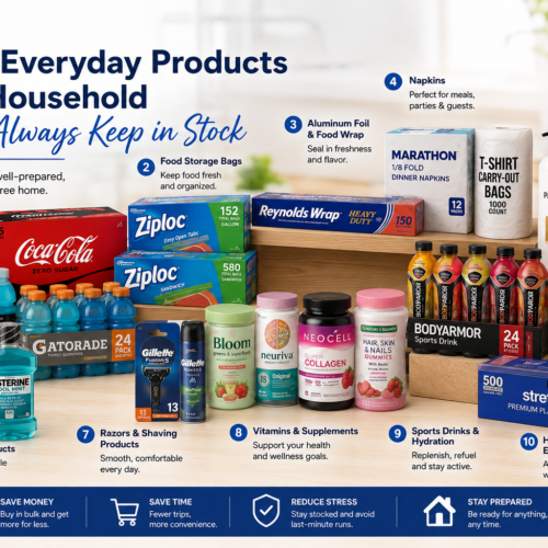 Top 10 Everyday Products Every Household Should Always Keep in StockA Beautiful Sunday Morning